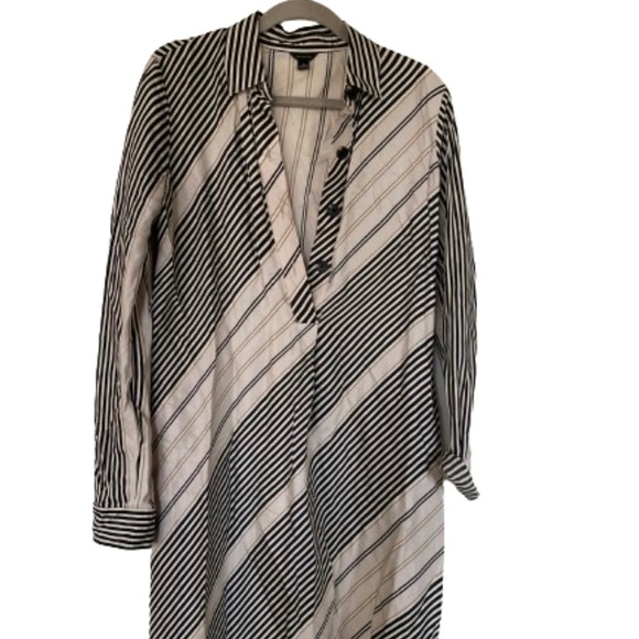 Ann Taylor Dresses & Skirts - Ann Taylor Striped Midi Dress Womens Size S
